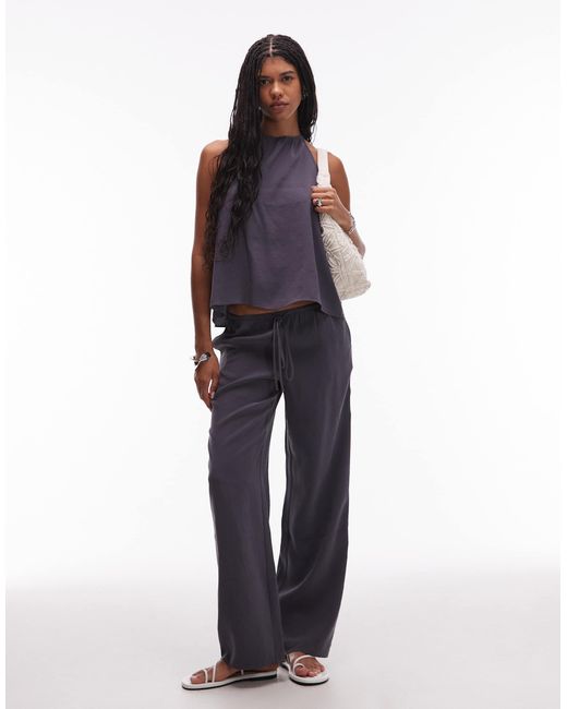 ASOS Blue – locker geschnittene schlupfhose aus modal