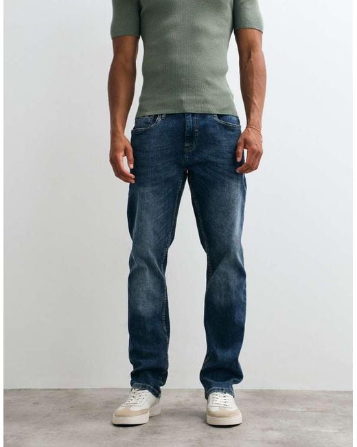Blend Blue Regular Slim Jeans for men