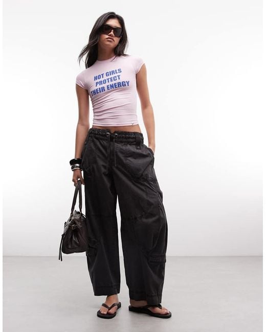 Collusion Purple Hot Girls Protect Their Energy Baby Tee