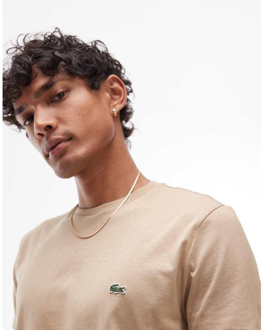 Lacoste White Pima T-Shirt for men