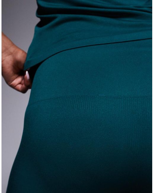4505 Blue Seamless High Waist Gym leggings