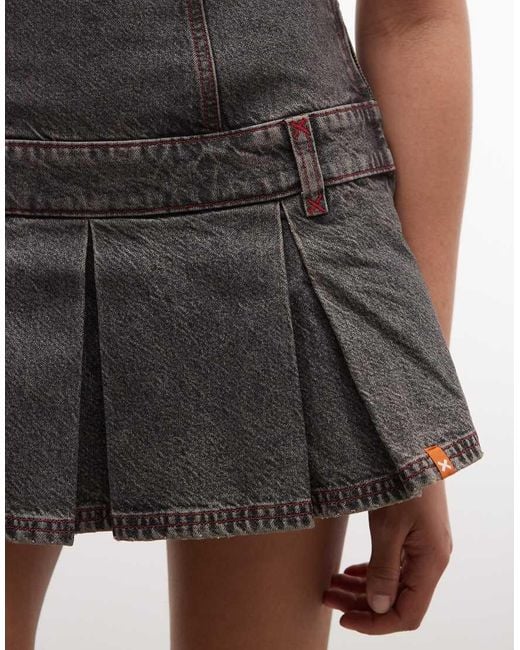 Collusion Gray Halter Neck Dress