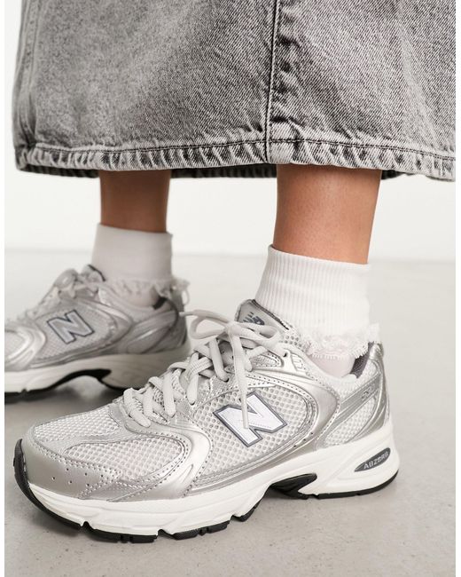 New Balance 530 Trainers in Grey Lyst UK