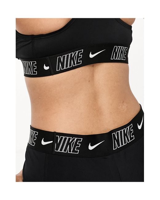 Nike Black Fusion Crossback Bikini Top