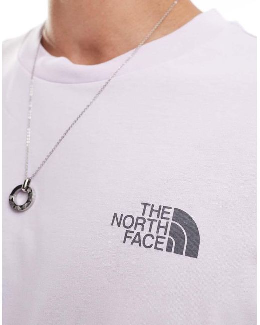 The North Face White Mountain Sketch Backprint Oversized T-shirt