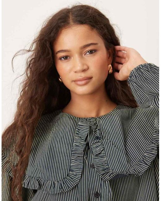 Neon Rose Gray Oversized Collared Dress