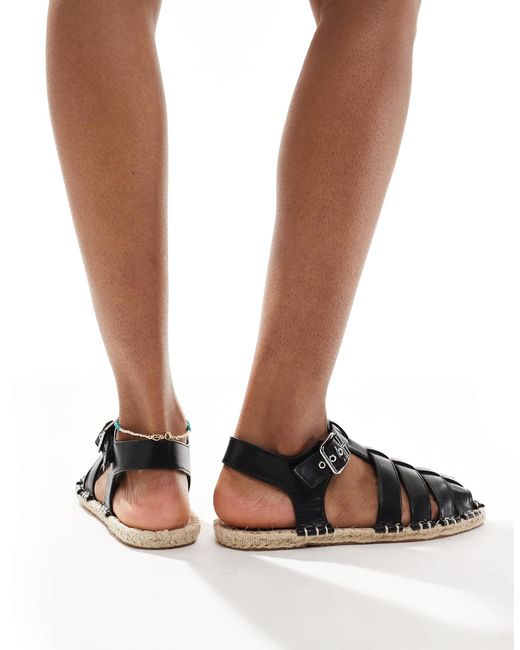 ASOS Orange Jukebox Fisherman Espadrille