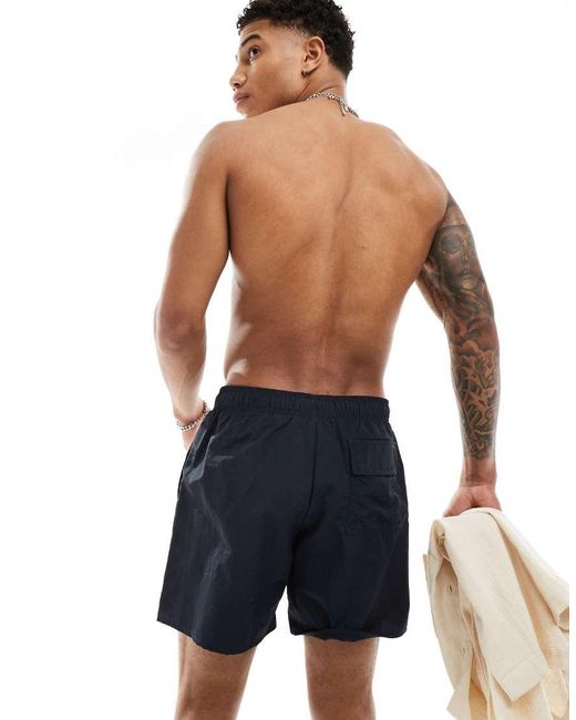 Lyle & Scott Blue Icon Logo Swim Shorts for men