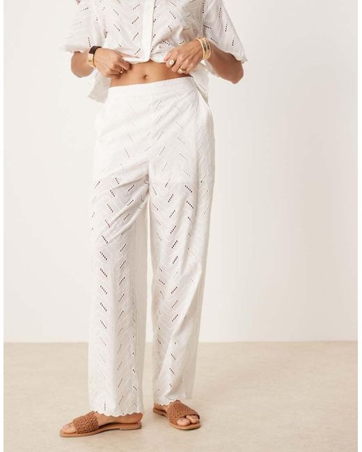 ASOS Natural Relaxed Trousers