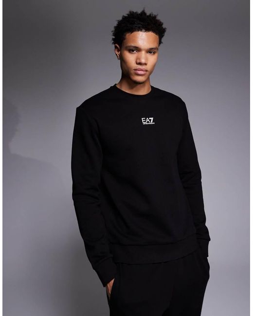 EA7 Blue Armani Train Core Logo Full Tracksuit for men