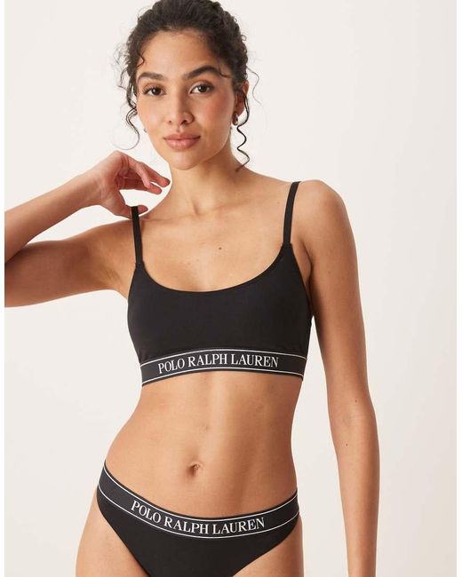 Polo Ralph Lauren Natural Polo Essentials Scoop Bralette