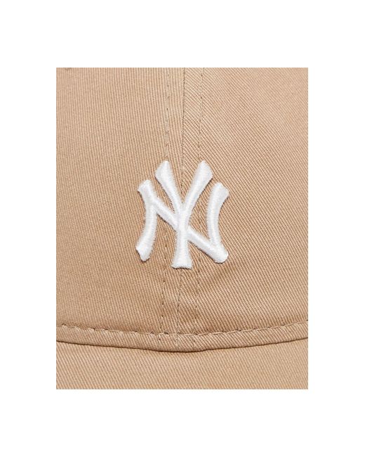 9twenty - cappellino beige slavato con logo piccolo dei new york yankees di KTZ in Natural
