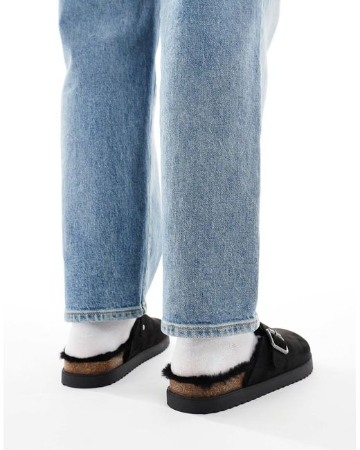 ASOS – mule-loafer in Blue für Herren