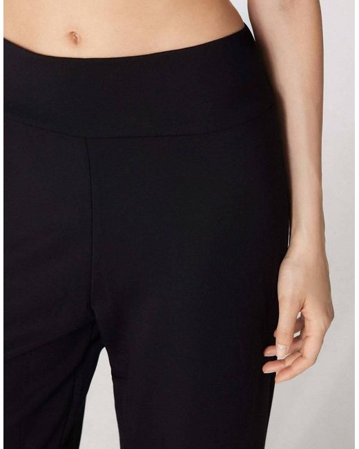 Tezenis Blue Soft Touch Viscose Palazzo Trousers