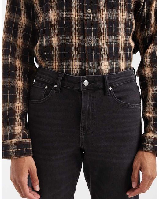 ASOS Black Stretch Slim Jeans for men