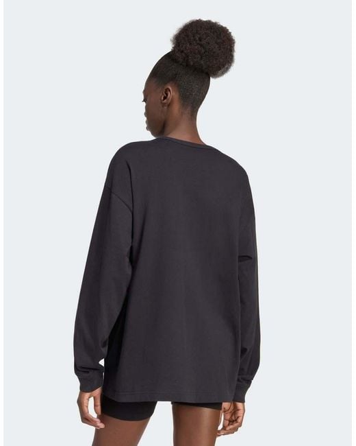 Adidas Originals Blue Essentials Oversize Longsleeve T-shirt