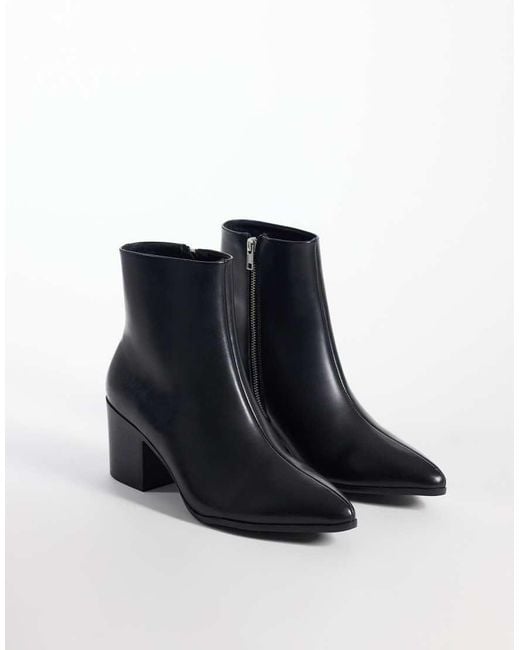 ASOS Blue Heeled Chelsea Boots for men