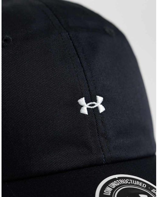 Under Armour Blue Essential Low Adjustable Cap for men