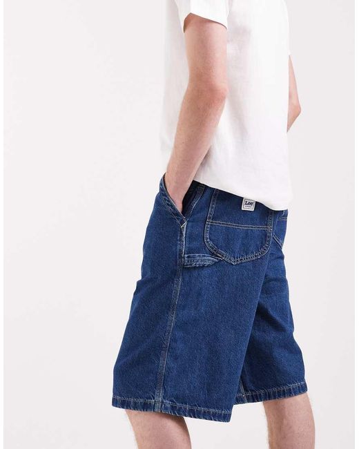 Lee Jeans Blue baggy Carpenter Jorts for men