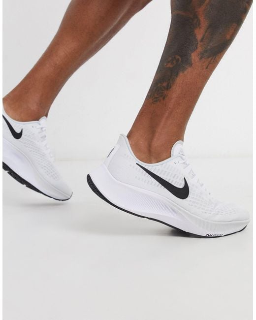 Nike Air Zoom Pegasus 37 Running Shoe in White for Men | Lyst Canada