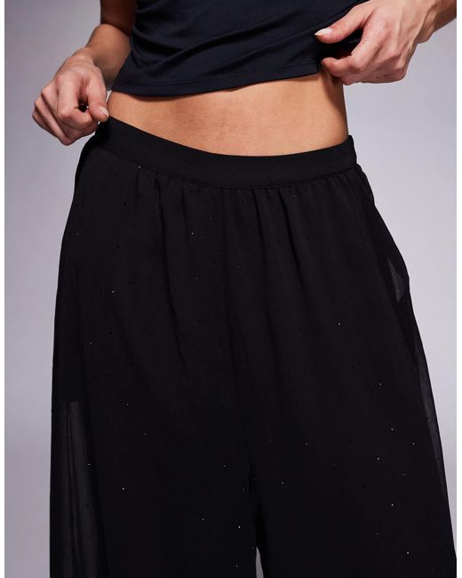 Pantalon ample orné AFRM en coloris Blue