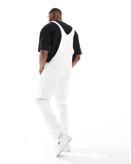 Tommy Hilfiger White Ethan Dungarees for men