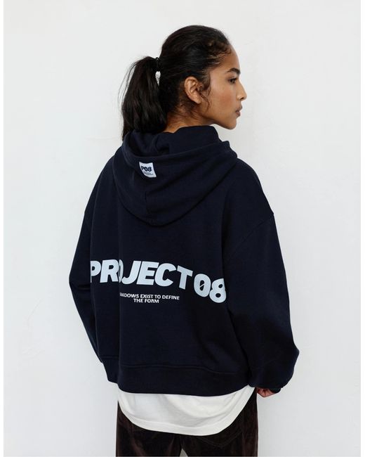 Pull&Bear Blue – kapuzenpullover