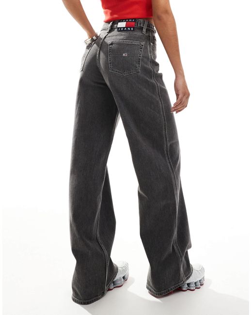 Tommy Hilfiger Black – claire – weit geschnittene jeans