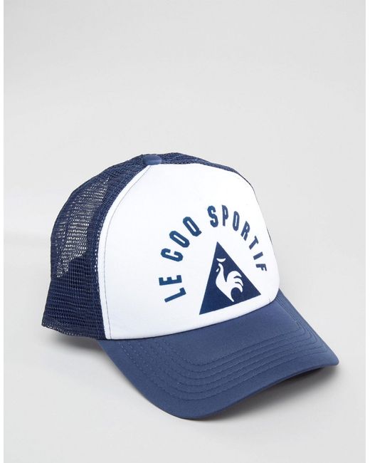 Le Coq Sportif Trucker Cap In Blue 1520783 for men