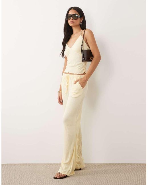 ASOS Natural Crinkle Cami Top