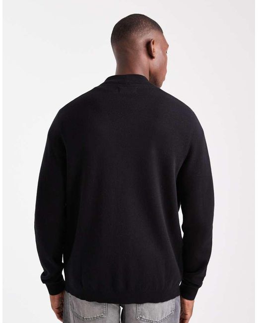 Cardigan di Threadbare in Blue da Uomo