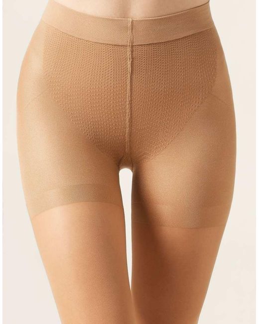 Calzedonia White Strong Sculpt 30 Denier Sheer Tights
