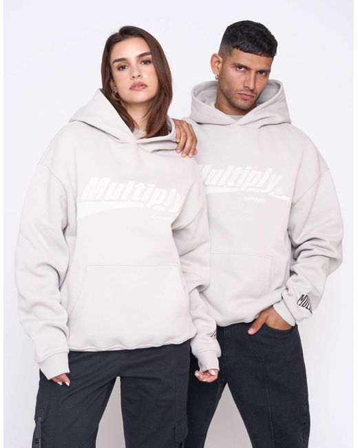 Multiply Apparel White – exam – oversize-kapuzenpullover