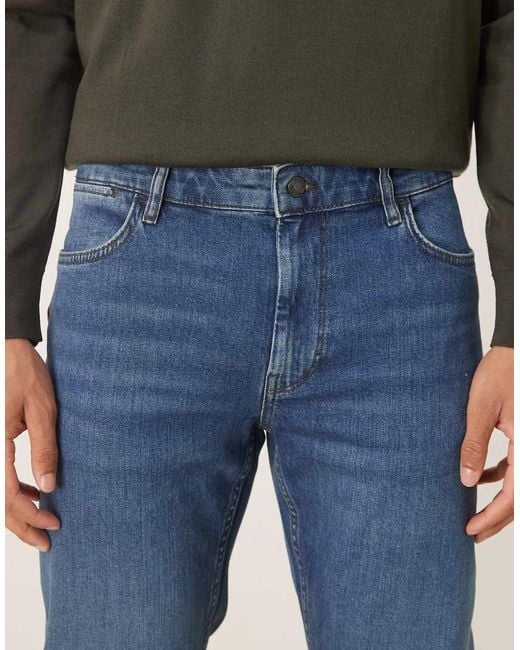 Mango Green Patrick Cotton Mix Slim Jean for men