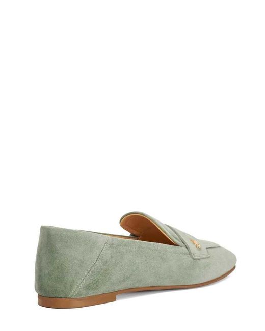 Dune Green Glances Loafers