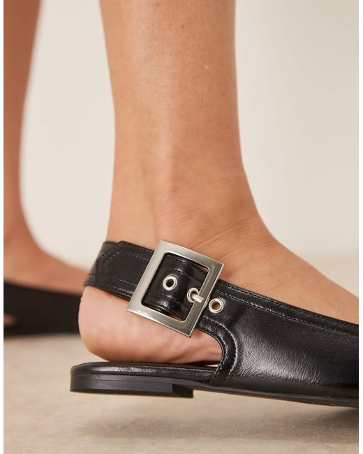 ASOS Natural – linear – ballerinas