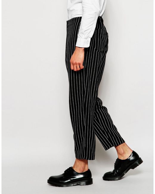 ASOS Tapered Fit Smart Trousers In Pinstripe  ASOS  Fashion Style  Street style