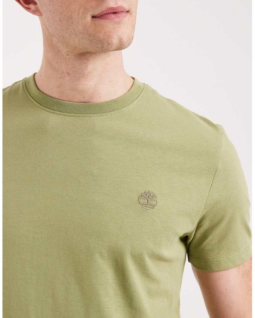 Timberland Green Dunstan River Short-Sleeve T-Shirt for men