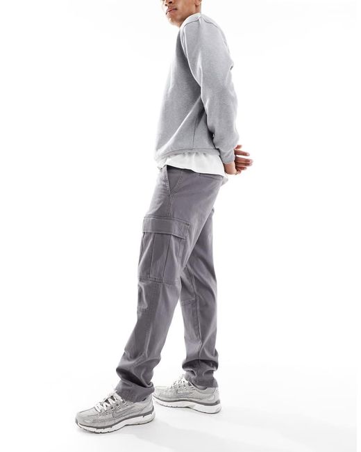 Jack & Jones Blue Slim Fit Cargo Trouser for men