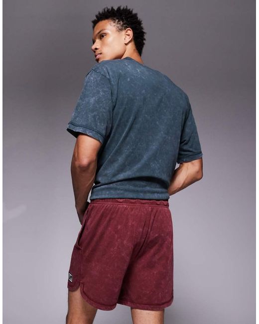 Nike Blue Heritage Logo Shorts for men