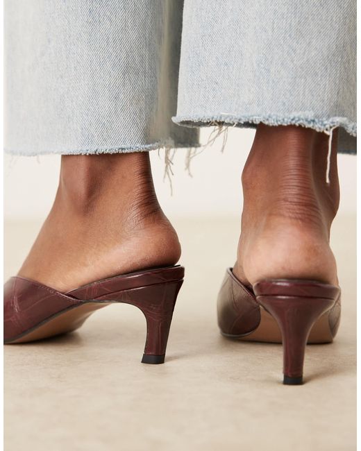 ASOS Natural – storm – mules