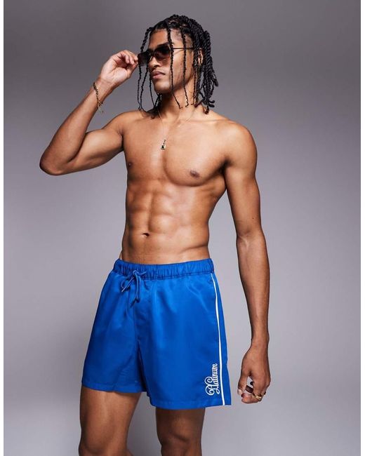 ASOS Blue Swim Shorts for men