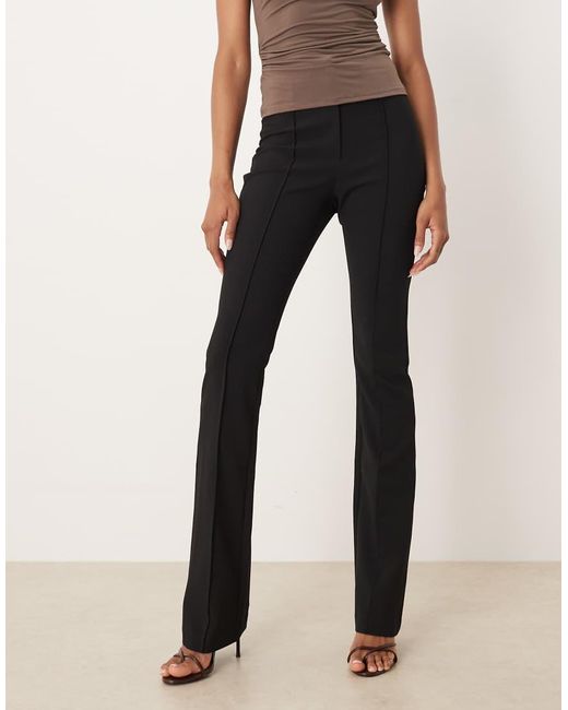 Pantalones De Sastre Negros De Corte Acampanado De Tall ASOS de color Black