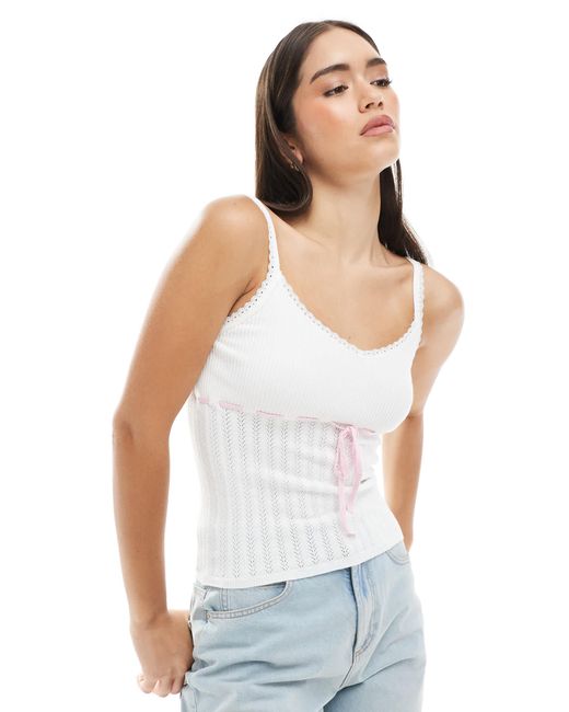 Hollister White – tanktop