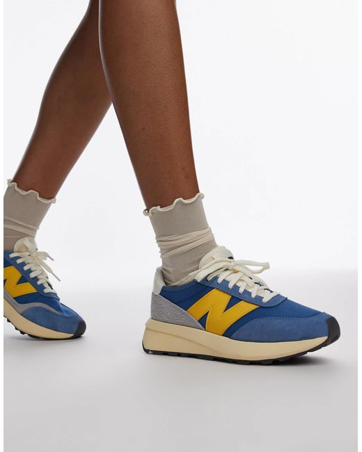 New Balance Black 370 Trainers