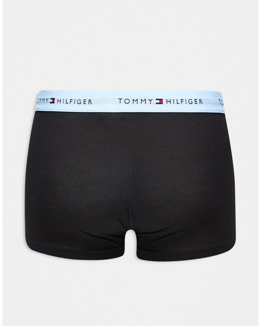 Tommy Hilfiger – signature essentials – 3er-pack baumwoll-unterhosen in Black für Herren
