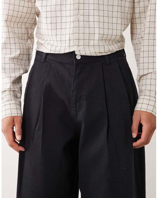 ASOS White Barrel Pants for men