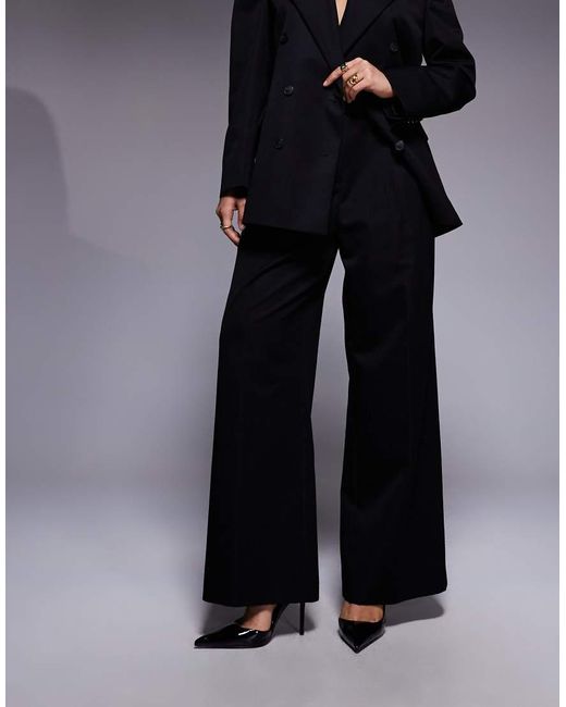 ASOS Blue Asos X The Sourced Collection Suit Trousers