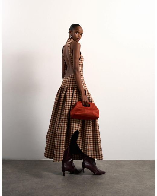 topshop horse print midi dress Topshop Horse Print Dress Maje Red Monogram Print Crepe Midi Dress L Maje TLC US