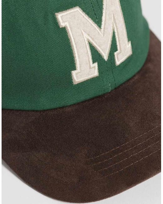 ASOS Green Graphic Cap for men